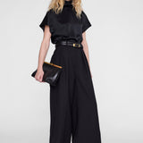 Anine Bing Samson Top in Black