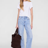 Anine Bing Shelley Tee in White