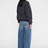 Anine Bing Spencer Sweatshirt Leopard - detail view