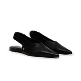 Anine Bing Hilda Slingback Flats in Black