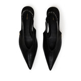 Anine Bing Hilda Slingback Flats in Black