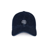 Anine Bing Jeremy Baseball Cap AB in Ink Blue