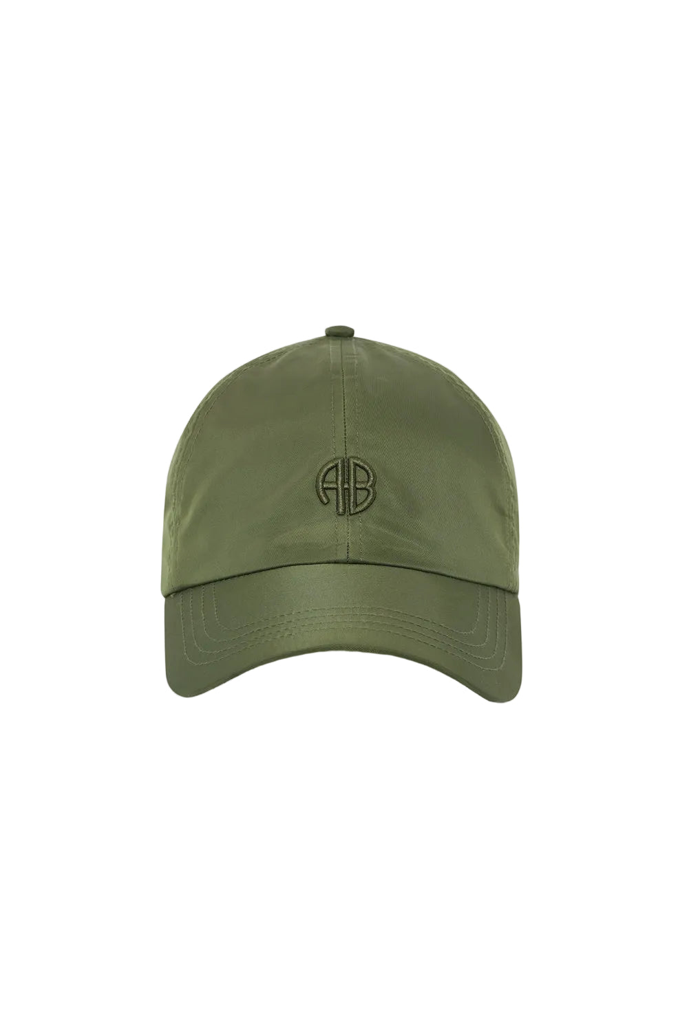 Anine Bing Jeremy Baseball Cap AB Nylon in Army Green