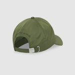 Anine Bing Jeremy Baseball Cap AB Nylon in Army Green - detail view