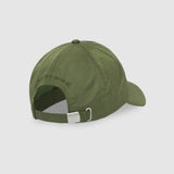 Anine Bing Jeremy Baseball Cap AB Nylon in Army Green - detail view