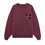 Anine Bing Miles Sweatshirt Letterman in Fig
