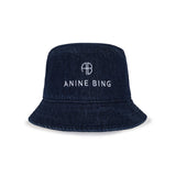 Anine Bing Nicks Bucket Hat in Ink Blue