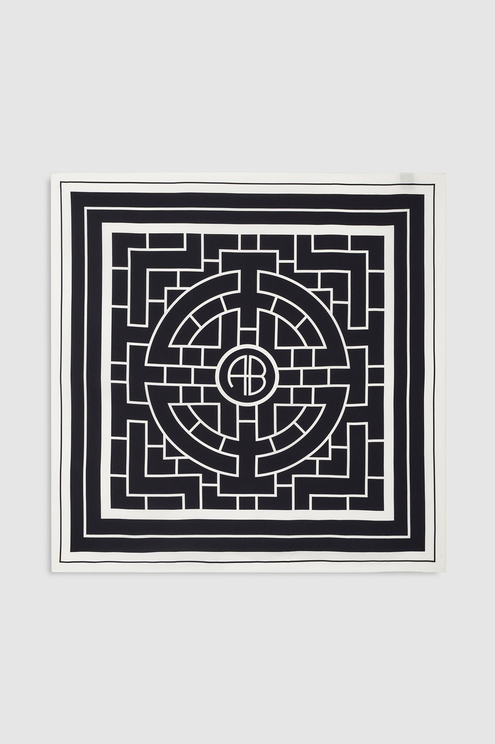 Anine Bing York Scarf AB in Black - detail view