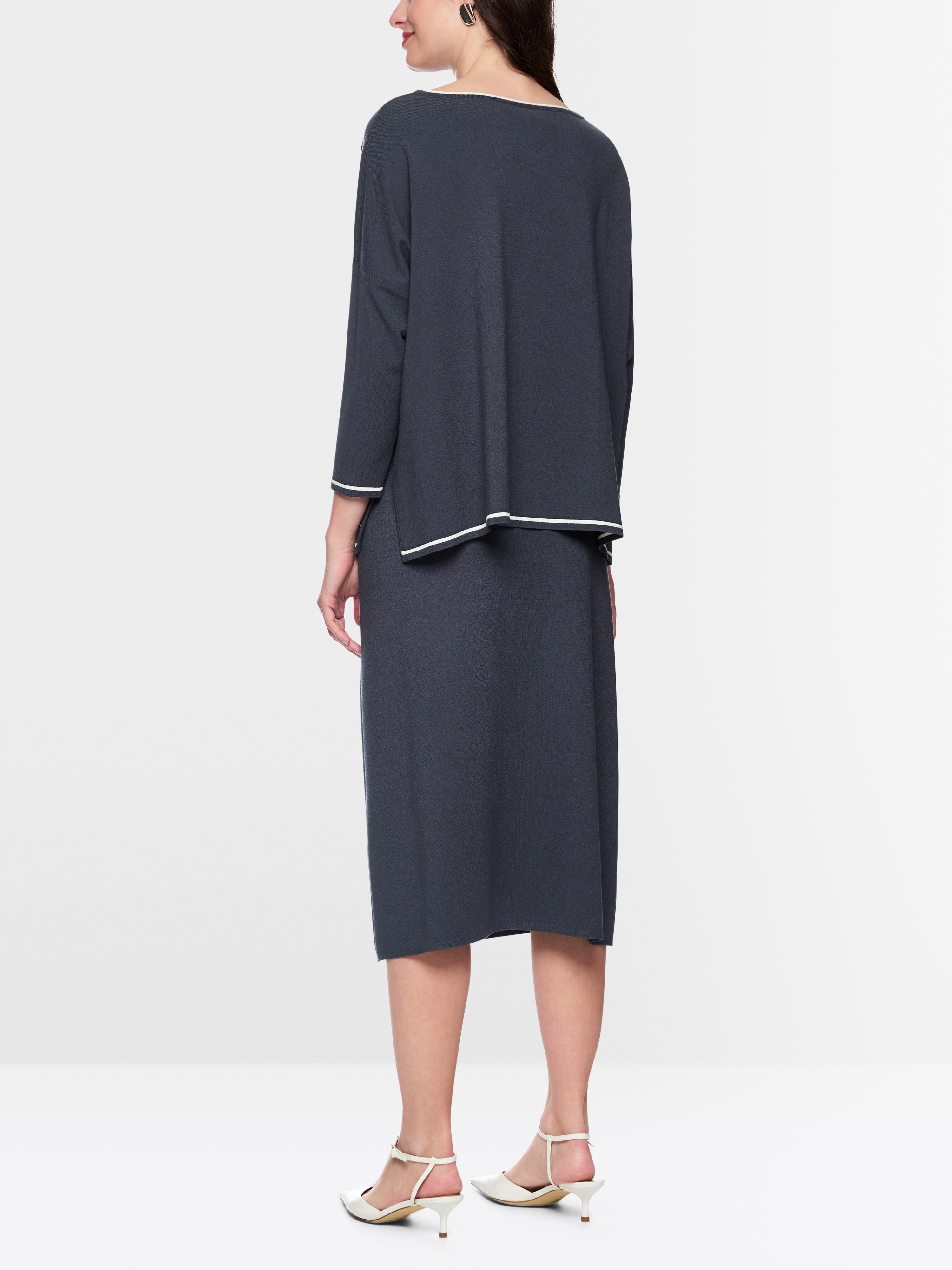 Marc Cain 4116 Sweater in Periscope - detail view