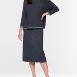 Marc Cain 4116 Sweater in Periscope - close up