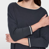 Marc Cain 4116 Sweater in Periscope - styled look