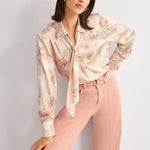 Marc Cain 5112 Blouse in Peach Beige - side view