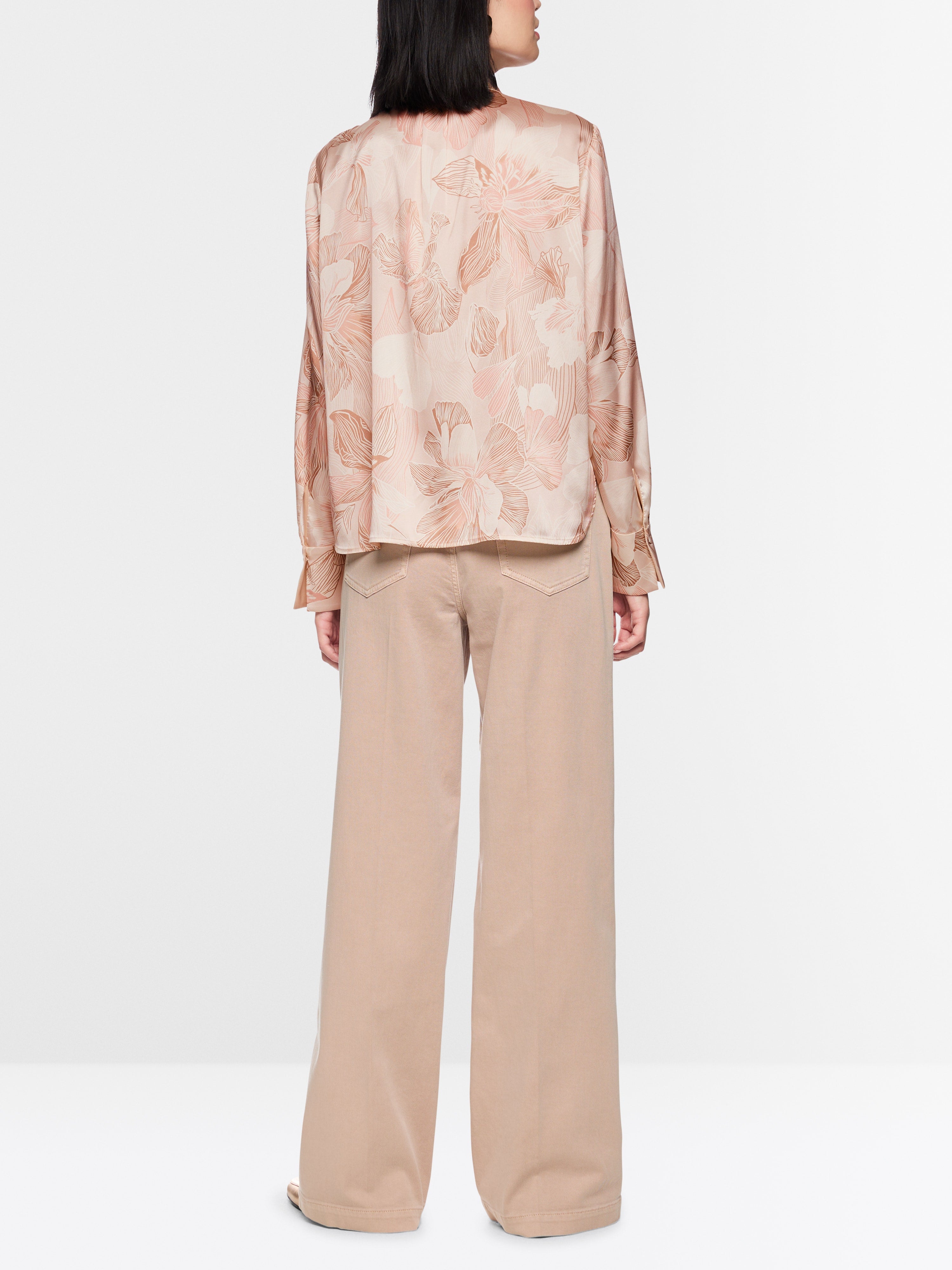 Marc Cain 5112 Blouse in Peach Beige - styled look