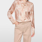 Marc Cain 5112 Blouse in Peach Beige - close up