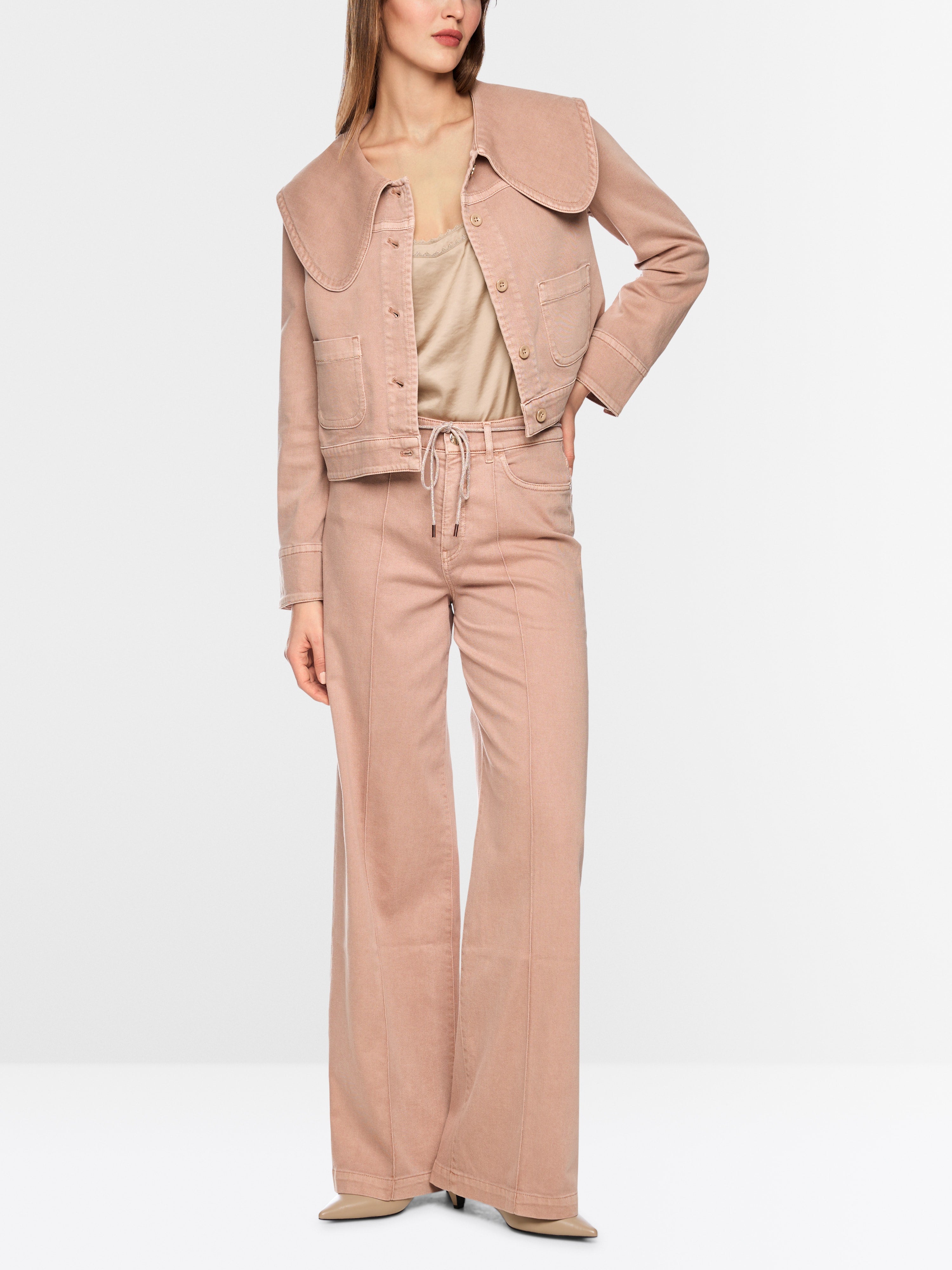 Marc Cain 8213 Jean in Warm Taupe New - detail view