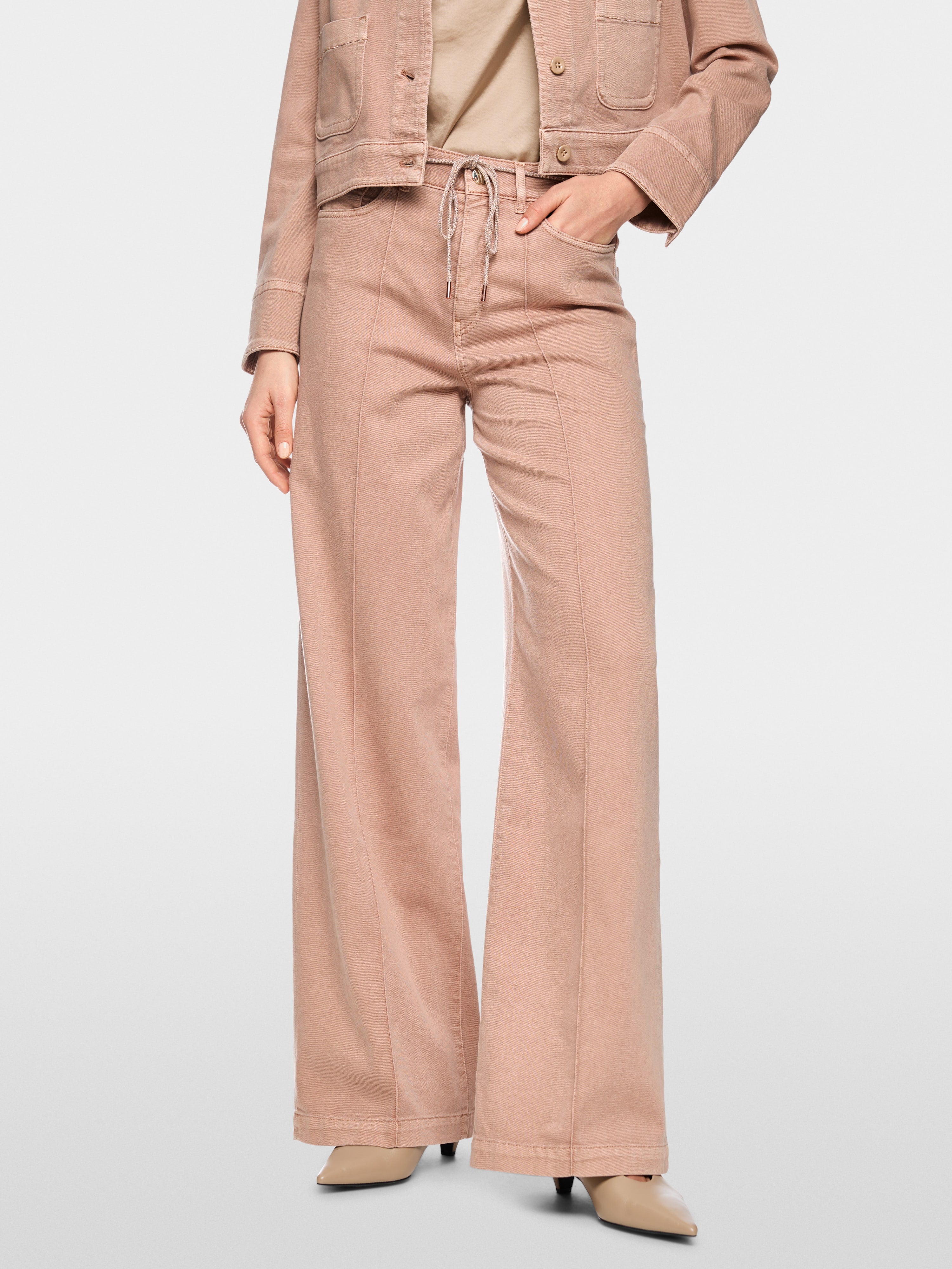 Marc Cain 8213 Jean in Warm Taupe New - close up