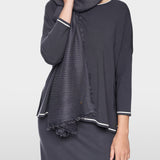 Marc Cain B105Z Scarf in Periscope - detail view