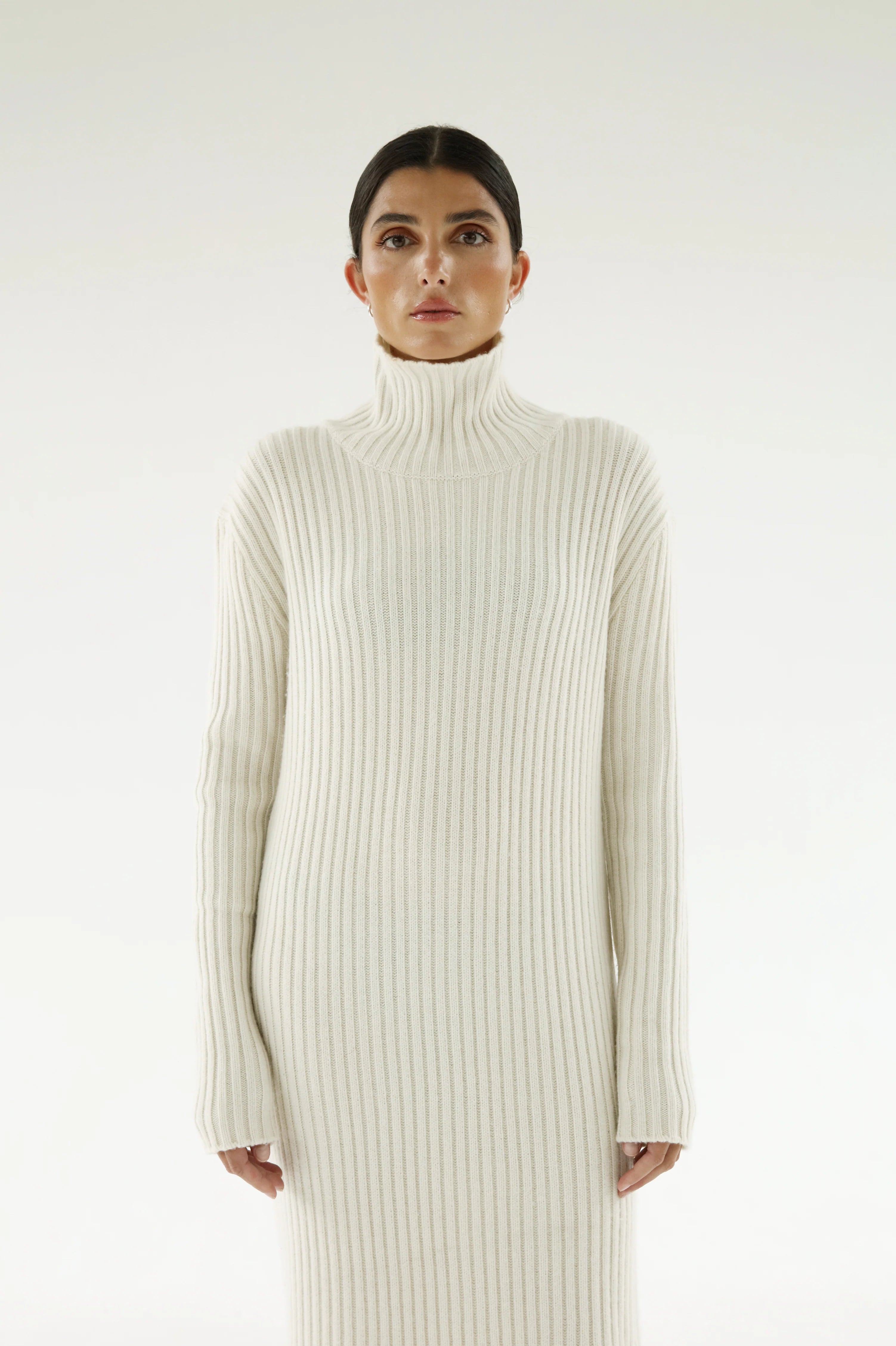 Noa Cable Knit Sweater, cream
