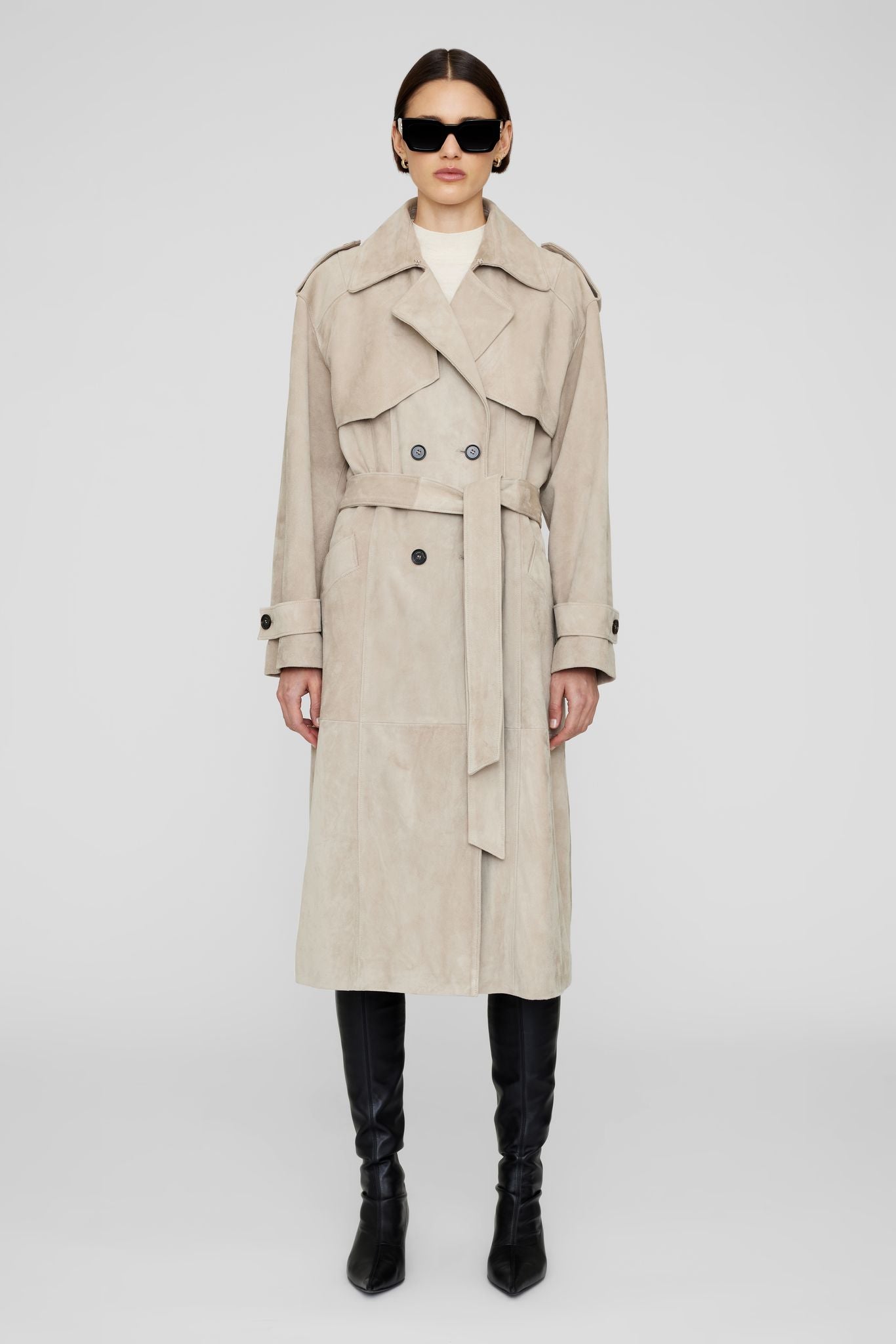 Anine Bing Finley Trench - Taupe
