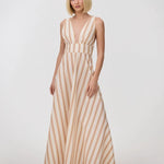 Aston Studio Betty Dress in Jaipur Harvest Stripe