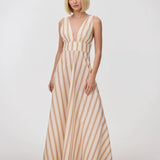 Aston Studio Betty Dress in Jaipur Harvest Stripe