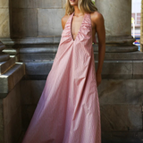Aston Studio Faye Dress in Tea Rose Stripe