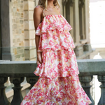 Aston Studio Stella Gown in Marigold Floral