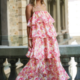 Aston Studio Stella Gown in Marigold Floral