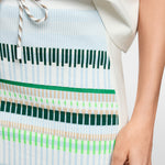 Marc Cain 7107 Skirt in Skyway New - close up