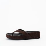 Alias Mae Akiko Flat in Choc Suede