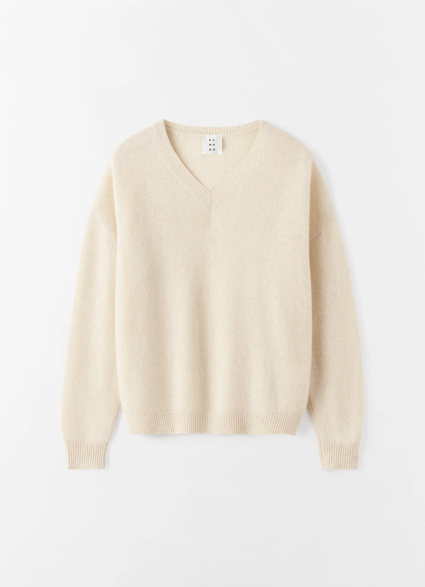 Almada Label Zaya V-Neck Sweater - Buttercream