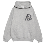 Anine Bing Jaci Hoodie Letterman in Heather Grey