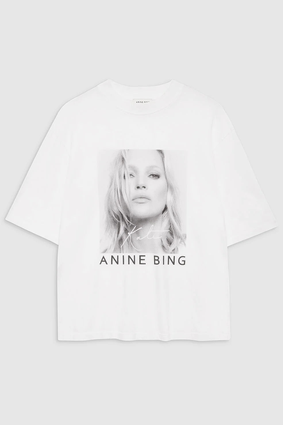 Anine Bing Avi Tee Kate Moss - White