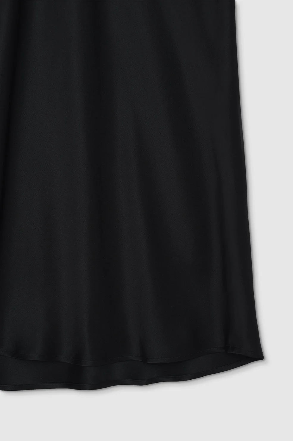 Anine Bing Bar Silk Maxi Skirt - Black