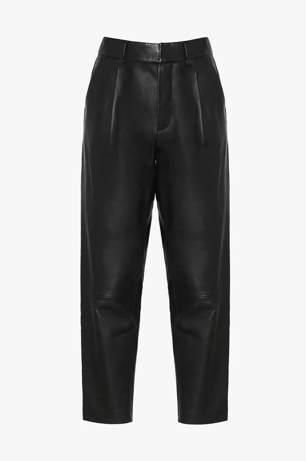 Anine Bing Becky Leather Trouser - Black