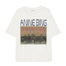 Anine Bing Cade Tee Mushrooms in Off White