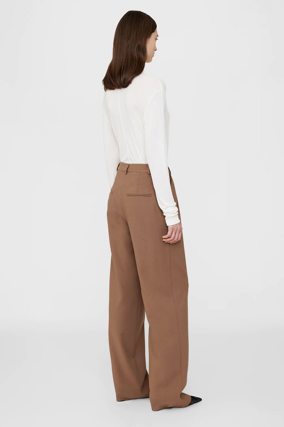 Anine Bing Carrie Pant - Camel Twill