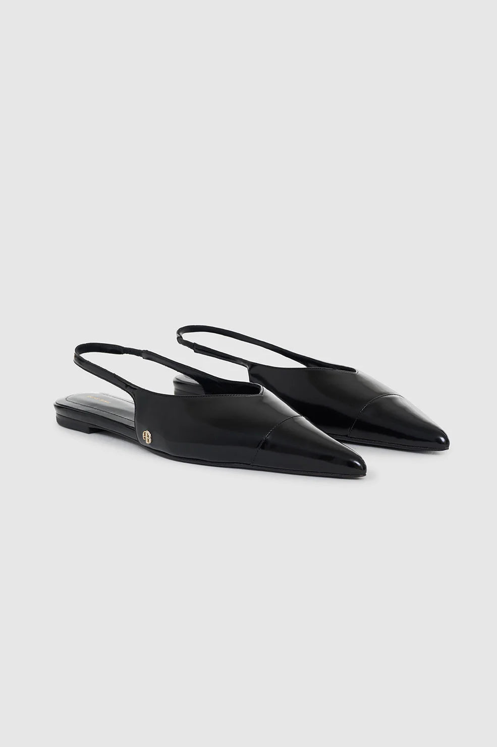 Elena Slingback Flats | Black