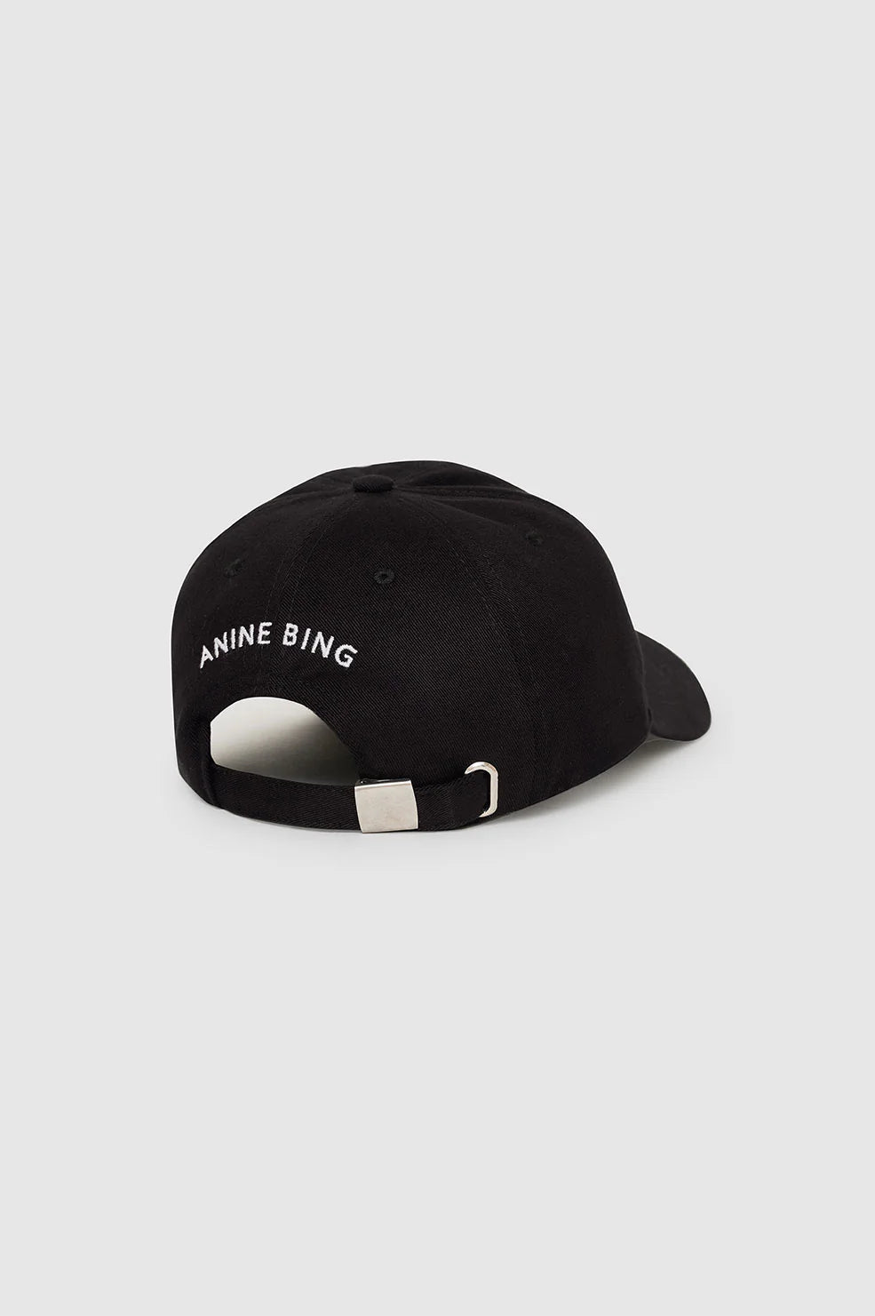 Anine Bing Jeremy Baseball Cap Letterman in Black