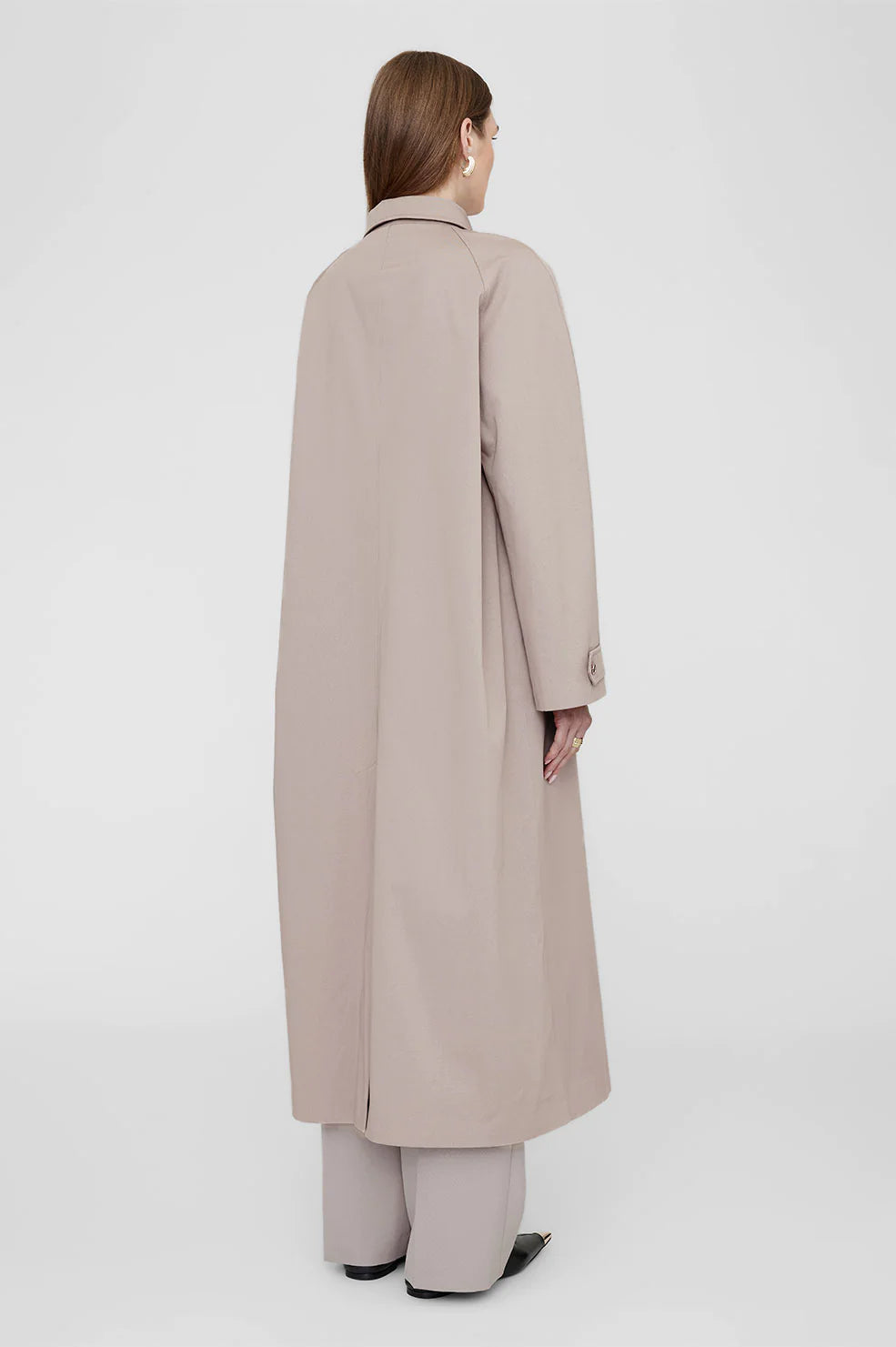 Anine Bing Randy Maxi Trench - Taupe