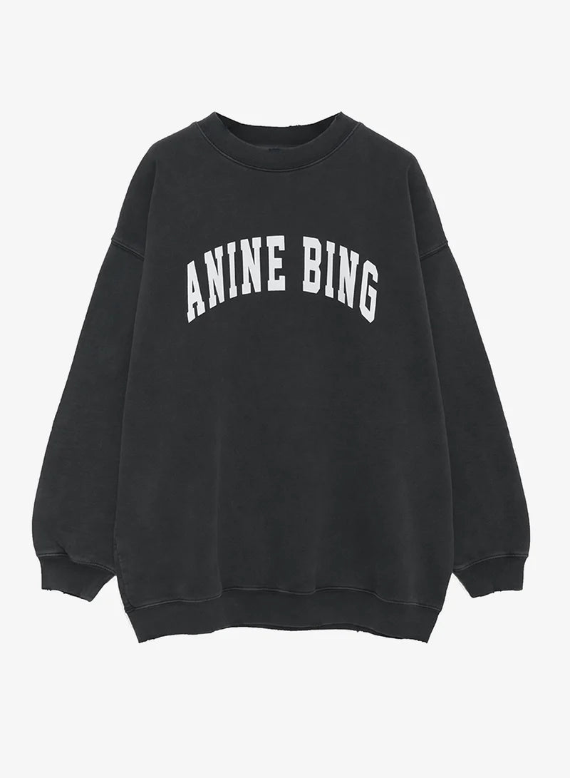 Anine Bing Tyler Sweatshirt - Washed Black