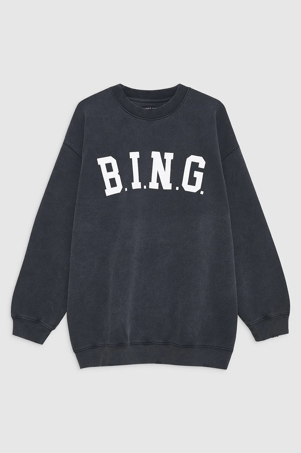 Anine Bing Tyler Sweatshirt Bing - Washed Black