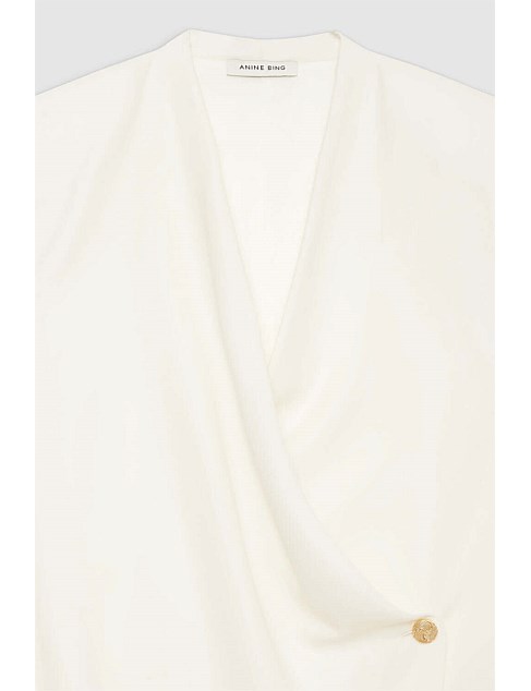 Anine Bing Venice Top in Ivory