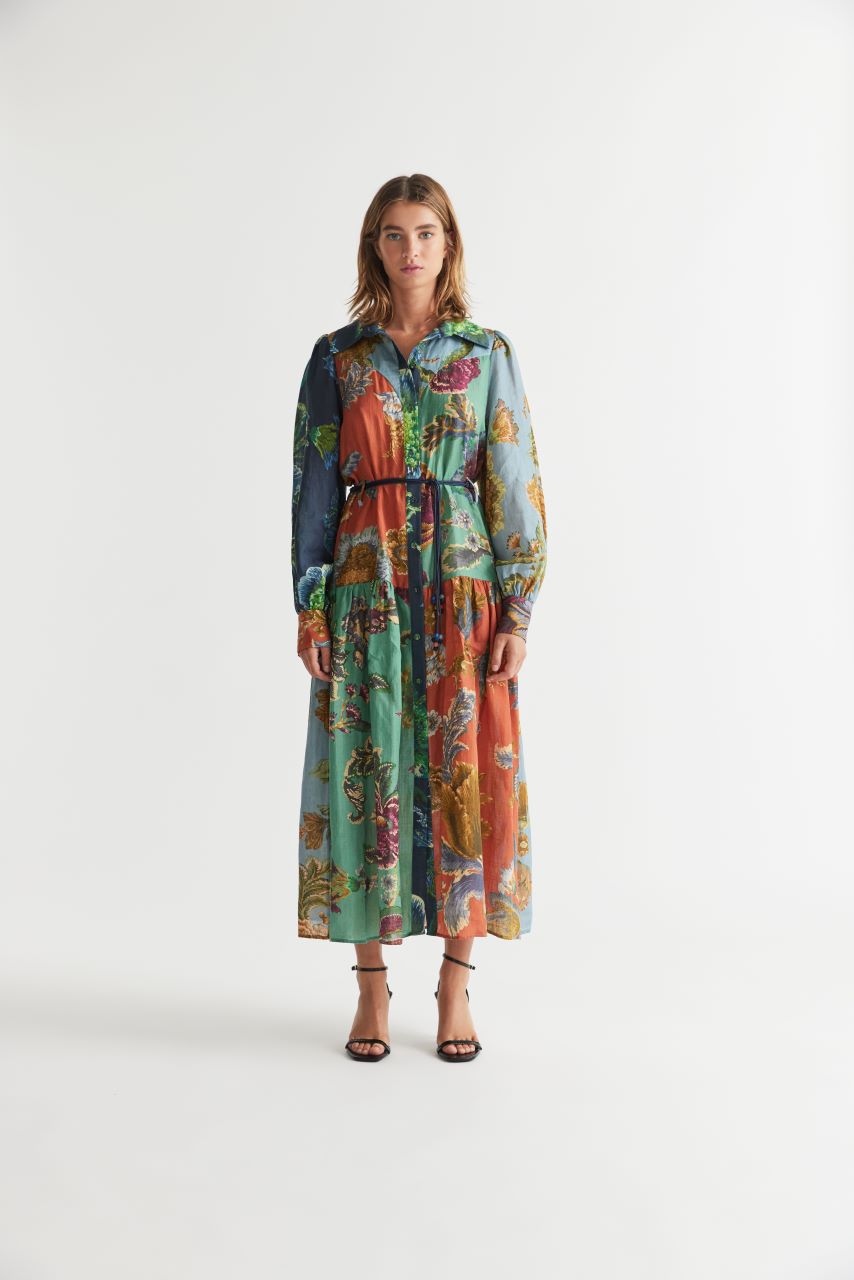 Antipodean Juno Midi Shirt Dress - Spliced