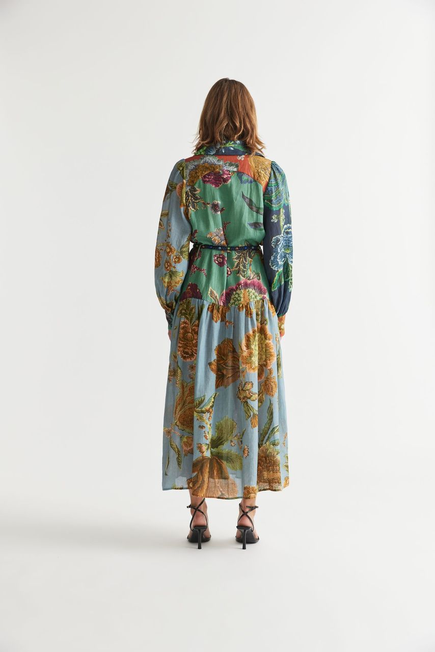 Antipodean Juno Midi Shirt Dress - Spliced