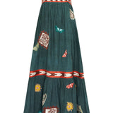 Antipodean Quincy Sun Dress - Peacock