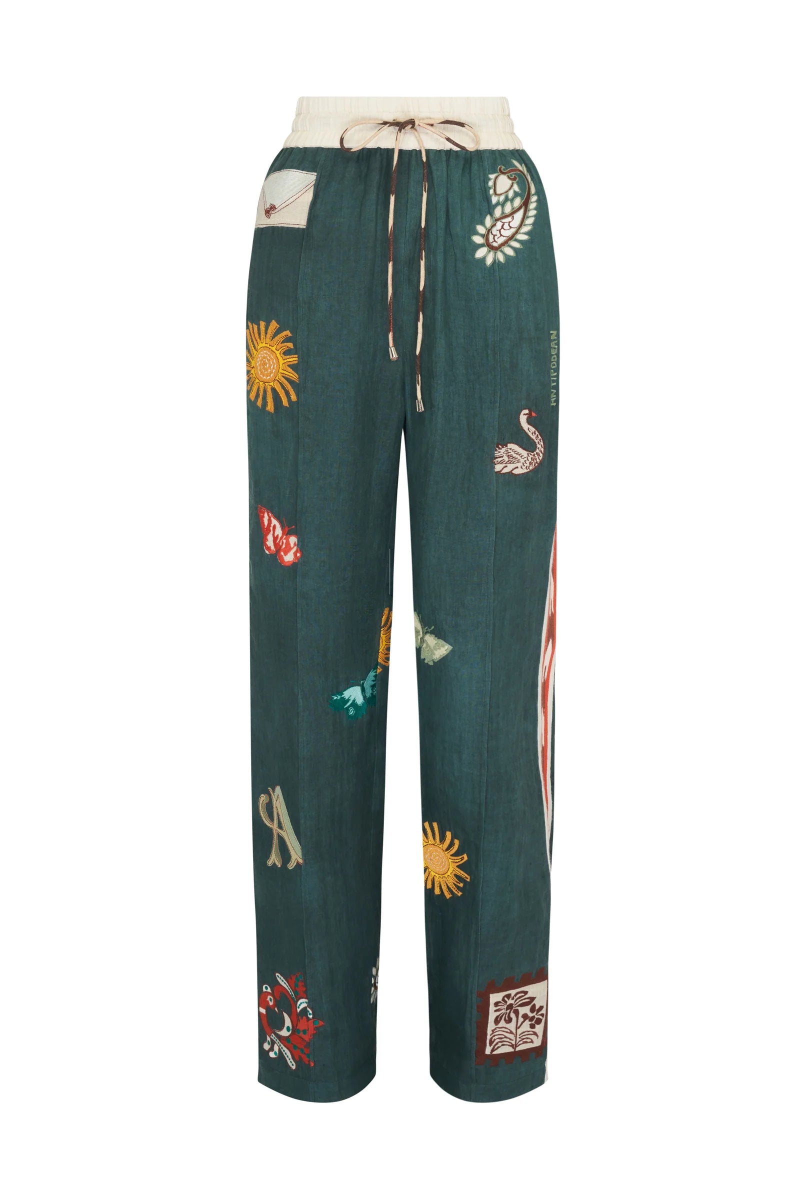 Antipodean Quincy Track Pant - Peacock