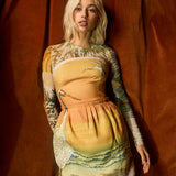 Antipodean Wabi Sabi Bodice Dress in Pastel