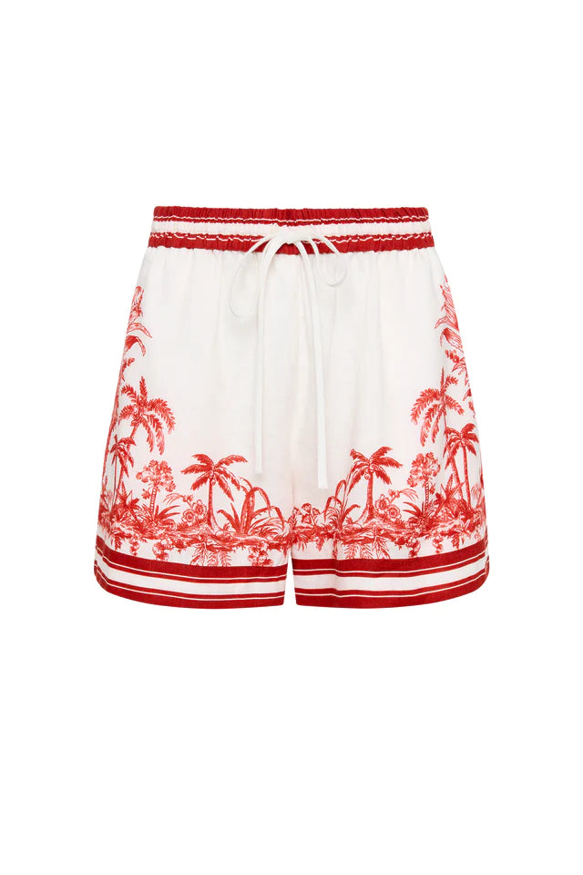 Antipodean Blythe Drawstring Short in Coconut