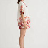Antipodean Blythe Drop Shoulder Shirt in Coconut